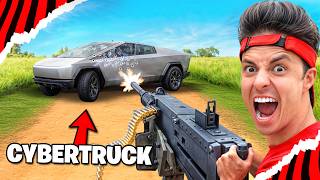 COMPREI UM CARRO INDESTRUTÍVEL O CYBER TRUCK [upl. by Eiramllij]