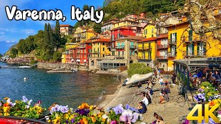 Varenna Italy 4K  The most Beautiful village on Como Lake  The prettiest villages in Italy [upl. by Orat]