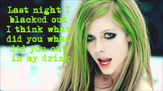 Smile Avril Lavigne lyrics Clean [upl. by Ycal]