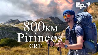 Cruzando los Pirineos a pie en 45 dias  GR11 Ep 01 [upl. by Hakon735]