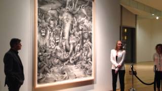 Adonna Khares Elephant Whirlpool unveiled at GRAM [upl. by Nathanoj]