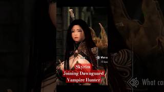 Skyrim Dawnguard Quest Blood and Crossbows short shortsfeed skyrim mods vampire [upl. by Dazhehs]