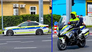 POLICIJSKO SPREMSTVO Kolesarska dirka Po Sloveniji 2024 [upl. by Ekaj]