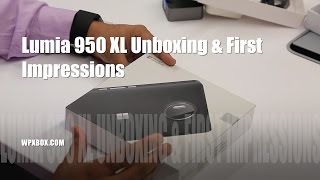 Lumia 950 XL Unboxing and First Impressions [upl. by Nilram]