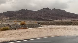 Severe Thunderstorm with Flash Flooding ⛈️⛈️⛈️ Desert Center CA [upl. by Mcferren657]