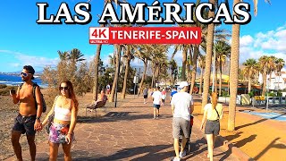 TENERIFE  PLAYA DE LAS AMÉRICAS  What is the Atmosphere like Now 😎 4K Walk ● October 2023 [upl. by Briggs]