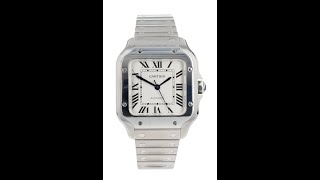 Cartier Santos Pre Owned Watch Ref 4075 [upl. by Nosreip]