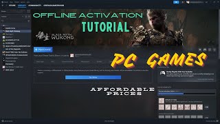 HOW TO DO OFFLINE ACTIVATION FOR GAMES  GETS GAMES AT CHEAP PRICES [upl. by Radburn]