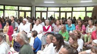 Bhagavan Sri Ramana Maharshi  Sri Ramanasramam  Kirtan with Krishna Das  Part  1 [upl. by Tracee]