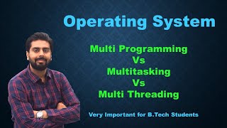 Multi Programming Multitasking Multi Threading Basics1 [upl. by Launam]