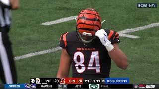 Bengals Kicker Evan McPherson MISSES GAME WINNING 29 YARD FIELD GOAL HORRIBLY [upl. by Rebmit77]