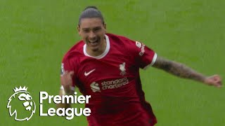 Darwin Nunez rescues 10men Liverpool in comeback against Newcastle  Premier League  NBC Sports [upl. by Ailecec]