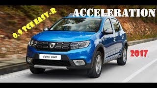 Dacia Sandero Stepway 09 TCe 2017 EasyR 0100 Hızlanma Eco ON amp Eco OFF [upl. by Saidee701]