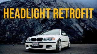 E46 Mod  Headlight Retrofit Step by Step [upl. by Seamus]