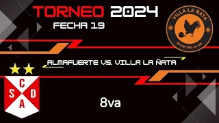 Almafuerte vs La Ñata 8va div Fecha 19 Torneo 2024 [upl. by Inahpets138]