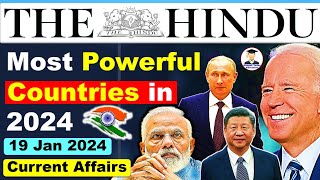 19 January 2024  The Hindu Analysis by Deepak Yadav  19 January 2024 Daily Current Affairs upsc [upl. by Ynalem575]