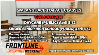 Facetoface classes sinuspinde ng DepEd sa lahat ng pampublikong paaralan bukas [upl. by Enihpesoj]