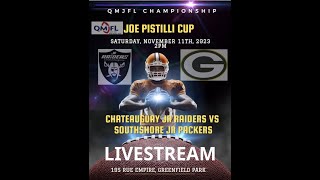 QMJFL FINAL Jr Raiders vs Jr Packers  Joe Pistilli Cup 2023 [upl. by Aneloc]