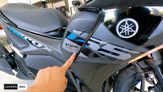 Yamaha Aerox 155 Glossy Black Langga Gail MotoVlog [upl. by Inamik]