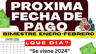 ¿CUáNDO será el Próximo PAGO💰 de Pensión del Bienestar para adultos mayores  ENERO 2024 AUMENTO❤️ [upl. by Neala719]