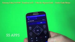 Samsung Galaxy S4 I9505 transform to S5 TouchWiz [upl. by Eronaele538]