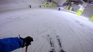 INDOOR SKIING at Milton Keynes Snozone 2016 [upl. by Chiaki]