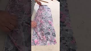 Cut a nightdress out of patterned pants [upl. by Craggie]