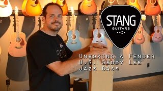 Unboxing a US Geddy Lee Jazz Bass [upl. by Llevrac]