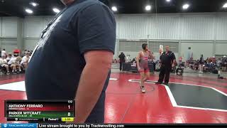 132 Lbs Placement Matches 8 Team  Anthony Ferraro Pennsylvania Vs Parker Witcraft Oklahoma Bl [upl. by Havener]