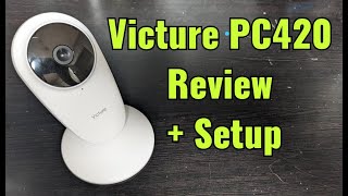 Victure PC420 WiFi Baby Monitor Review  Setup on the App  from Walmart [upl. by Nahgeem]