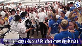 Freies Fanfarenkorps AltLaatzen beim Volks und Schützenfest Oedelum 2018 [upl. by Lewanna258]