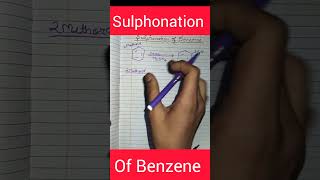 Sulphonation of Benzene🔥shorts viralshorts namereactions [upl. by Monney]