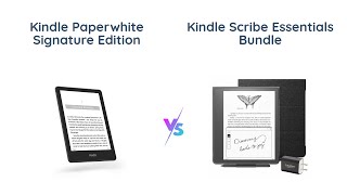 Kindle Paperwhite Signature Edition vs Kindle Scribe  Ultimate Comparison [upl. by Gibert]