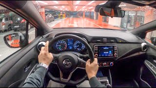 Nissan Micra Night  4K POV Test Drive 342 Joe Black [upl. by Oilla]