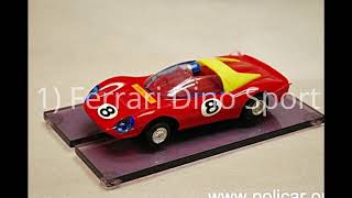 The 10 most beautiful Policar Polistil slot cars 132 [upl. by Chaffin18]