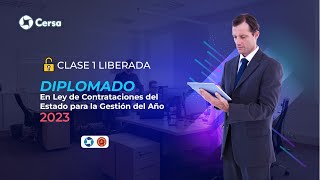 🎁 CLASE 1 LIBERADA  DIPLOMADO En Ley de Contrataciones del Estado para la Gestión del Año 2023 [upl. by Aener643]