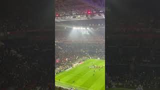 Lyon players and fans celebrate victory over SaintEtienne france ligue1 shorts [upl. by Shelby]