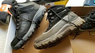 Costco Khombu Summit Black Leather Hiking Boots 19 REVIEW [upl. by Arrik]