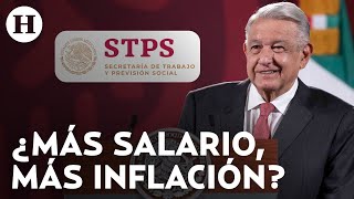 Salario mínimo será de 207 pesos para 2023 20 más que en 2022 infromaron AMLO y la STPS [upl. by Malinda]