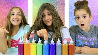 3 Color Slime Challenge ALL METALLIC Glues  SHOCKING Results [upl. by Zobe]