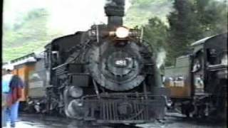 STEAM AND DIESEL TRAINS in the west Silverton Narrow Gauge Royal Gorge and more [upl. by Yspyg]