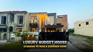 Stunning 10 Marla Luxury Design House  This Budget House All You Need [upl. by Westland237]