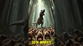 T Rex VS Modern Animals How many do you need to beat the king of dinosaurs 🦖 unexpected final [upl. by Sherourd466]