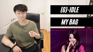 여자아이들GIDLE MY BAG Full Performance Comeback Showcase REACTION [upl. by Rickart]