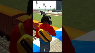 Gorilla fight with Franklin 😡😡 IndaiN Bike Driving 3D shortslikeviral [upl. by Attenyl]