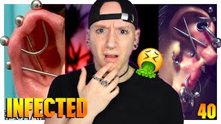 Reacting To Cartilage Piercing Fails  Piercings Gone Wrong 40  Roly Reacts [upl. by Rihaz70]