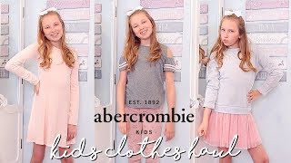 ABERCROMBIE KIDS TRY ON HAUL  Cocos World [upl. by Ellehsim7]