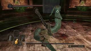 dark souls 2 mytha la reina funesta new game plus 1 armadura de havel y espadon de humo [upl. by Arved608]