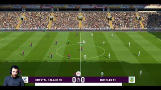 crystal palace vs burnley Live stream PES 2021 PACTH 2024 GLITZO SHOW [upl. by Nairrod]