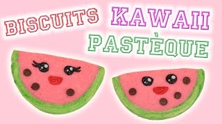 RECETTE BISCUITS KAWAII PASTEQUE  CARL IS COOKING [upl. by Nithsa]